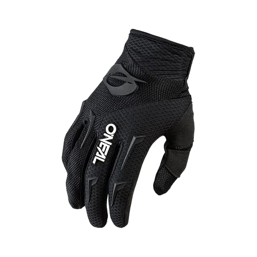 O'NEAL | Fahrrad- & Motocross-Handschuhe | MX MTB DH FR Downhill Freeride | Langlebige, Flexible Materialien, belüftete Handinnenfäche | Element Glove | Herren | Schwarz Weiß | Größe XL