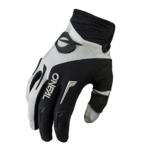 O'NEAL | Fahrrad- & Motocross-Handschuhe | MX MTB DH FR Downhill Freeride | Langlebige, Flexible Materialien, belüftete Handinnenfäche | Element Glove | Herren | Schwarz Grau | Größe XL