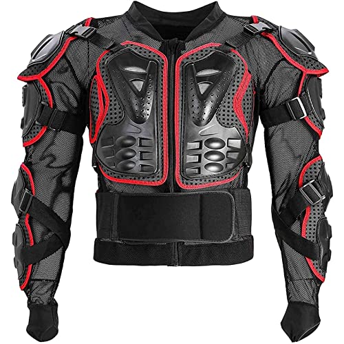 Motorrad-Schutzkleidungsjacke Professioneller Brustpanzer Motocross-Protektorjacken Brustpanzer for Männer Frauen (Color : B, Size : XL)